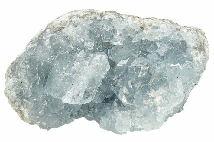 Sparkly Celestine (Celestite) Crystal Cluster - Madagascar #249074